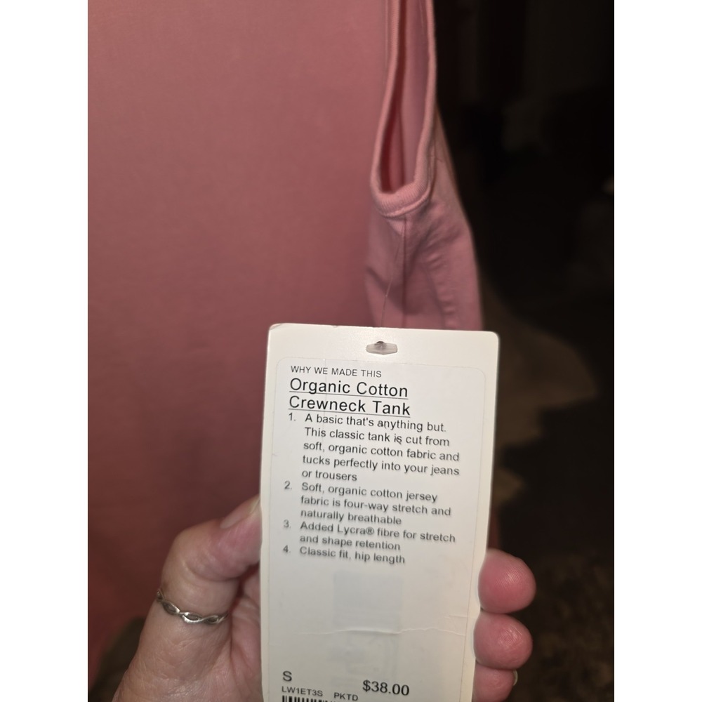 Lululemon Womens T-Shirt Size S Pink. NWT Lagonlook, Cottagecore, Y2K, Beachy, - Picture 7 of 7